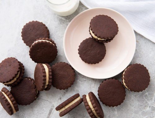 Tahini “Oreo” cookies (vegan, gluten free)